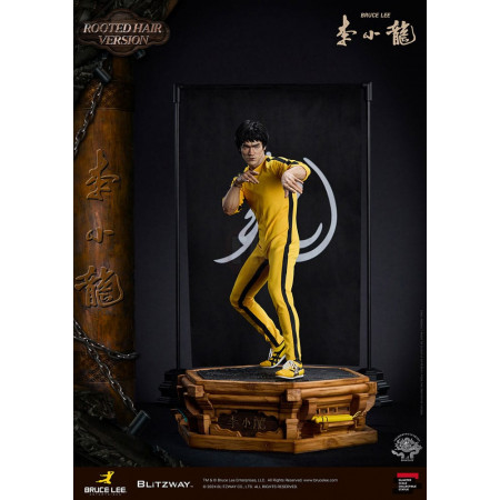 Bruce Lee Superb Scale socha 1/4 50th Anniversary Tribute (Rooted Hair Version) 55 cm